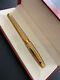 Fountain Pen S T Dupont Olympio Gold Plated Nib 18 K New In Box S. T