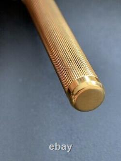 Fountain Pen S T Dupont Olympio Gold Plated Nib 18 k New in Box S. T