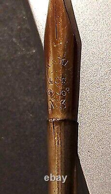 H M SMITH & CO NEW YORK DIP PEN MOTHER OF PEARL HANDLE w Original Box # 3