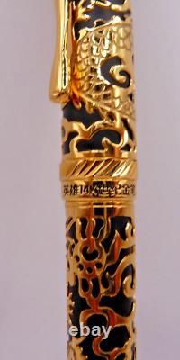 Hero l4k Gold Dragon #1329 Fountain Pen-new in box