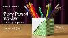 How To Make Pen Pencil Holder Using Just Paper Origami Box Desk Organizer
