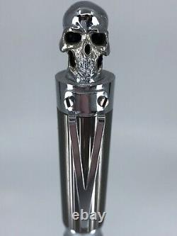 Jac Zagoory Designs THE LEGEND Skull Pen Ball Point Twist With Stand. NEW in Box