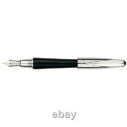 Jaguar Signature Fountain Pen Ebony Med Pt New In Box $470.00 pen