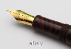 Kanwrite Mammoth Red & Black Ebonite Jumbo Size Fountain Pen New With Box