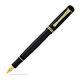 Kaweco Dia 2 Fountain Pen Black & Gold Medium Point New In Box 10000563