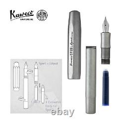 Kaweco Sport Fountain Pen Stainless Steel Extra Fine Point NEW in Box