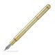 Kaweco Supra Fountain Pen Brass Double Broad Point 10001005 New In Box