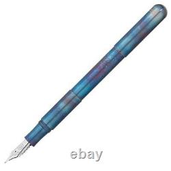 Kaweco Supra Fountain Pen in Fireblue Broad Point NEW in Box 10002065