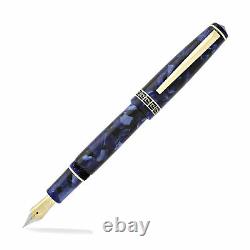 Laban Grecian Fountain Pen -Blue Marble Medium Point New in Box LRN-F9892-BLMM