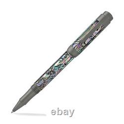 Laban New Abalone with Gunmetal Trim Rollerball Pen NEW in box LMP-R101-GM