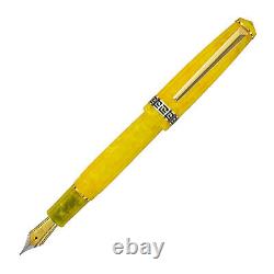 Laban Rosa Fountain Pen in Sunny Yellow Broad Point NEW in Box