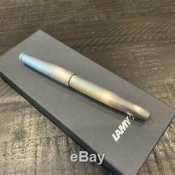 Lamy 2000 Fountain Pen Stainless Steel Fine Point L02F New in Lamy Box
