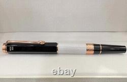 Luxury Writers Edition Shakespeare Series White&Rose Gold Fountain Pen 0.7 M nib