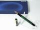 Mint Condition Pelikan M400 Green Striated Fountain Pen 14ct Om Nib In Box