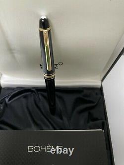 MONT BLANC Meisterstück 14K 4810 New In Box Montblanc Fountain Pen Fancy Pen