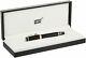 Montblanc Boheme Rouge Et Noir Gold Trim Pen. New In Box. Made In Germany