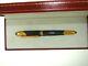 Must De Cartier 1992 Cougar Cabochon Fountain Pen With18k Gold Nib Box & Papers
