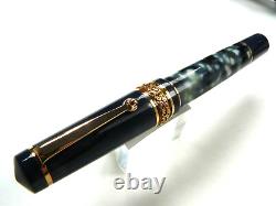 Maiora Amalfi Rose Gold Trim Fountain Pen # 29/48 Made 14k Fine Nib New-box