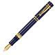 Maiora G20 Limited Edition Fountain Pen, Navy Blue & Gold, 14k Nib, New In Box