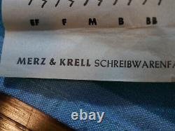 Merz&Krell MELBI SENATOR fountain pen NIB B 14K/585 -brand new in original box