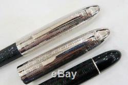 Mint & Boxed Omas S2001 Ogiva Fountain Pen & Ballpoint Sterling Silver Guilloche