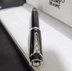 Mont blanc 5098 Boheme black gem Black/Platinum Rollerball Cap Pen withBox New