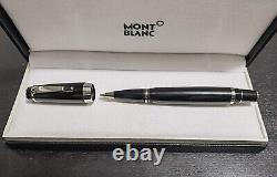 Mont blanc 5098 Boheme black gem Black/Platinum Rollerball Cap Pen withBox New