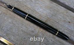 Montblanc 144 Fountain Pen with Box and Paperwork, 14K EF Nib, Vintage