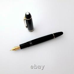 Montblanc 146 Le Grand Fountain Pen Old Style 14K EF Gold Nib Mint No Box NOS