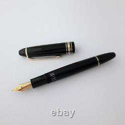 Montblanc 146 Le Grand Fountain Pen Old Style 14K EF Gold Nib Mint No Box NOS