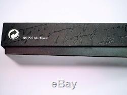 Montblanc 149 Fountain Pen 18K Fine Nib 1995 Excellent Condition Box Papers