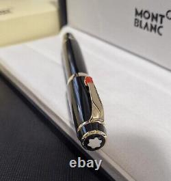 Montblanc 5096 Boheme Rouge Red Ruby Black/Gold Rollerball Cap Pen withBox New