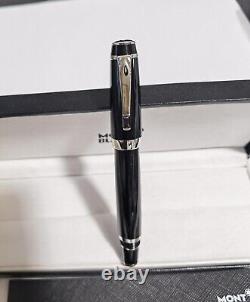 Montblanc 5098 Boheme black gem Black/Platinum Rollerball Cap Pen withBox New