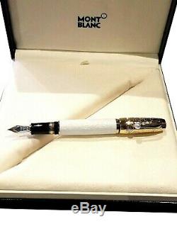 Montblanc BOHÈME LACQUER AKOYA PEARL FOUNTAIN PEN 36008 New Made in Germany Box