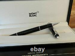 Montblanc Black Platinum Trim Rollerball Pen New in box Valentines Day Sale