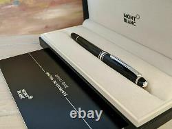 Montblanc Black Platinum Trim Rollerball Pen New in box Valentines Day Sale