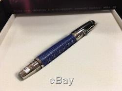Montblanc Boheme Jewels Topaz/ Blue Leather Fountain Pen #9931 New In Box