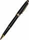 Montblanc Classique Meisterstuck Rollerball Black With Gold Trim 163 12890 With Box