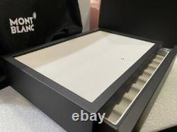 Montblanc Desk Accessories Leather Stackable Pen Box For 8 Pens #124027 New