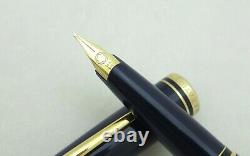 Montblanc Generation Blue Gold-coated Stylo Pen 14 Kt Gold Nib Box & Papers