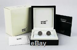 Montblanc Hartford Cufflinks Solid 18k Red Gold Diamonds New Box Germany 109520