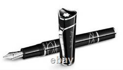 Montblanc Limited Edition Jonathan Swift Fountain Pen Med Pt New In Box Sealed