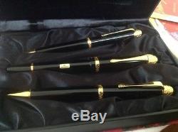 Montblanc Limited Edition Voltaire Fountain Pen Pencil Ballpoint Set New In Box