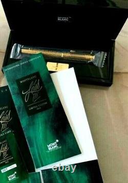 Montblanc Louis XIV Fountain Pen New In Box 1049/4810 Sealed Value $5000