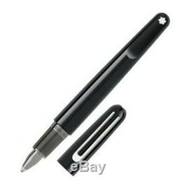 Montblanc M Black Ballpoint Pen Magentic Cap 113620 New in Box