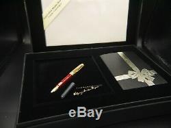 Montblanc MOZART CORAL Solitaire Fountain Pen NEW IN BOX