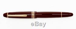 Montblanc Meisterstuck 146 Burgundy red Le Grand fountain pen new in box