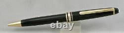 Montblanc Meisterstuck Black Ballpoint Pen 10883 New in Box and papers