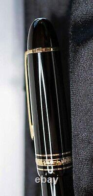 Montblanc Meisterstuck Diplomat 149 Fountain Pen 18k Nib Mint w Box