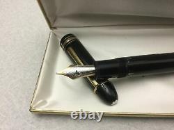 Montblanc Meisterstuck Diplomat Fountain Pen 149 Broad Pt In Box From 80s
